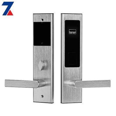 China Home hotel password card electronic key card high security office apartments hotel handle digital smart door lock for sale