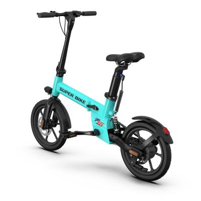 China Aluminum Alloy Fast Electric Folding Bike With 16 Inch Wheels Electric Bicycle Super Bike From Angelol Factory Direct for sale