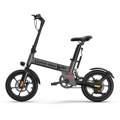 China Angelol Aluminum Alloy Advanced Configuration Super Bike Popular Mileage Long 16 Inch Folding Electric Bicycle Electric Bike for sale