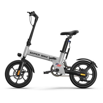 China Angelol Aluminum Alloy Advanced Configuration Super Bike Popular Mileage Long 16 Inch Folding Electric Scooter Electric Bike for sale