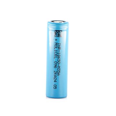 China Rechargeable Toys Molice 18650 3500mah 10a M35a High Capacity 3.7v Li Ion Battery For Battery Pack for sale