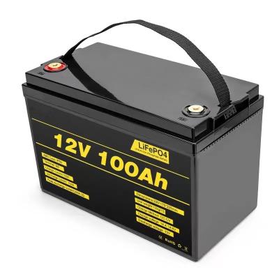 China Toys 12v 100Ah Lifepo4 Battery Pack Lithium Iron Phosphate Battery For RV Solar Boat Motorhome for sale