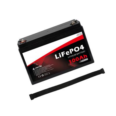 China Toys LiFePO4 12V 100Ah Battery With Build-in-BMS For Marine RV With Solar for sale