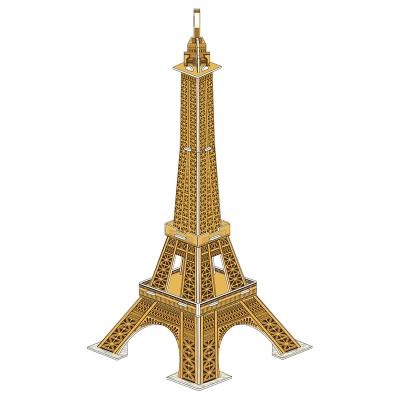 China 100% Eco-friendly Paris Tower World Building Ornament 3D Models Puzzle Children's Toy Model for sale