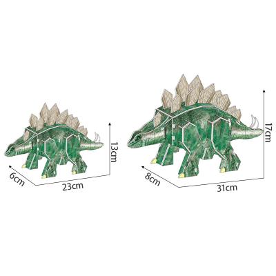 China 100% Eco-friendly Little Large Dinosaur Series 3D Puzzle Model Animal Kids For Toys for sale