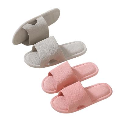 China Wholesale Men's Women's Summer Home Household Indoor Non-Slip Slides Bathing Slippers Soft Anti-slippery Bathroom Slippers OEM for sale