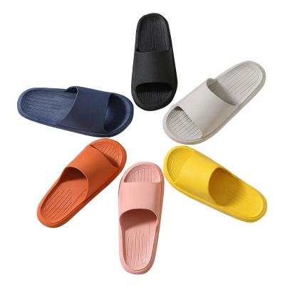 China Wholesale Soft Men's Bathing Slippers OEM Summer Bathroom Anti-slippery Slippers Women's Flat Comfortable Slippers for sale