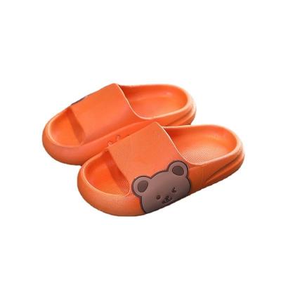 China Factory Price PVC Slippers Durable Cartoon Slippers Anti-skid Girls Boys Kids Bathroom Slippers for sale