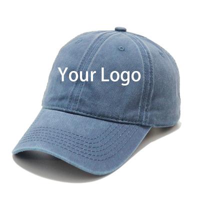 China Custom Logo Sports Cap Custom Baseball Hats Fashion Embroidery Solid Color Spot Cotton Wholesale Casual Dad Hats for sale