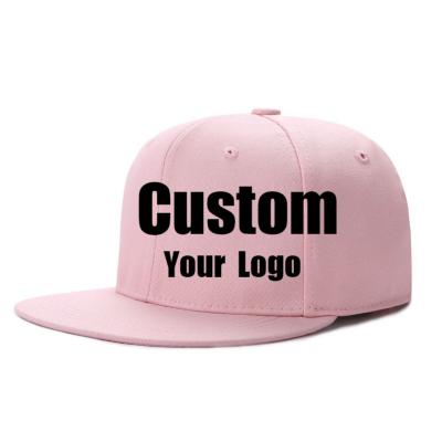 China COMMON Custom Logo Blank Snapback Hat Own 6 MOQ 1 Pcs Embroidery Panel Fitted Custom Logo Snapback Hats for sale