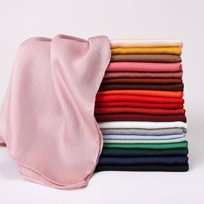 China RTS 2021 New Wholesale High Quality Fashion Malaysia Hijab Scarf Daily Style Silk Shawl For Muslim Women for sale