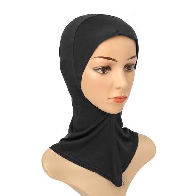 China Daily Life Women's Ninja Under Scarf Stretch Tank Top Neck Cover Hijab Head Scarf Hood Accessories Full Inner Modal Hijab Under Hats for sale