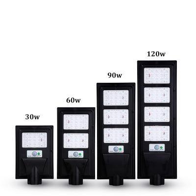 China ROAD 30w 60w 90w 120w solar powered street light led all in one waterproof for sale