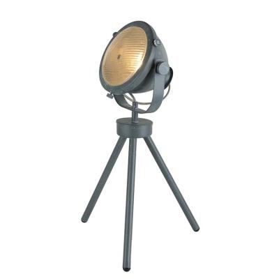 China Bestsellers Modern Metal Tripod Stand Concrete /Cement Color E27 Led Table Lamp for sale