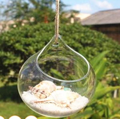 China Hanging type (round bottom) or table top design (flat bottom) new with high quality wholesale glass globe hanging mini greenhouse for sale