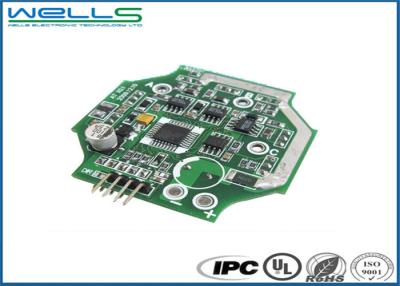 China Fr4 4 Layer PCB Assembly Prototype Green / Black Color 1.6MM Board Thickness for sale