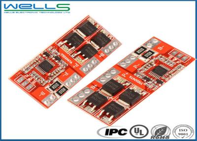 China PCB PCBA Manufacturer PCB Assembly FR4 Material 1OZ Copper Thickness 1.2mm Red for sale