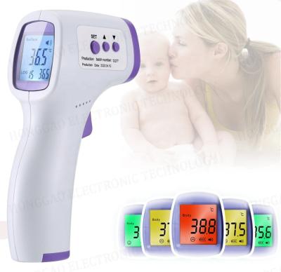 China LED Back Light Display RoHs FDA Digital Infrared Forehead Thermometer for sale