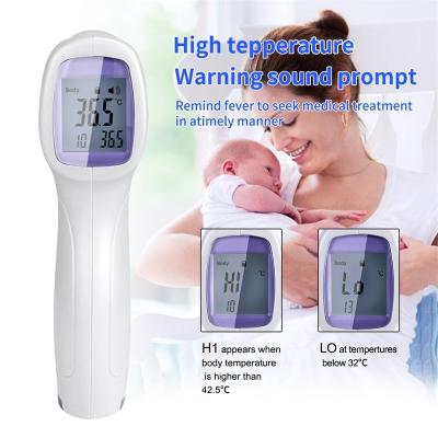 China Medical Fever Plastic AAA Batteries Forehead Baby Thermometer for sale