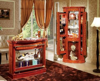 China (Other)C'est Adjustable Battle Cabinets High Quality Antique Wooden Curiosity Adjustable Wine Display Bar Cabinet For Home for sale