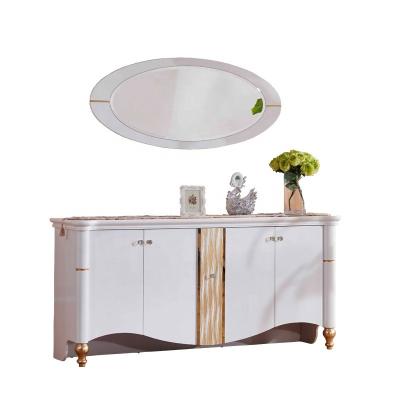 China Storage C'est La La Vie Modern Dining Room Furniture Luxury Wooden Sideboard Cabinet Sideboard With Mirror for sale