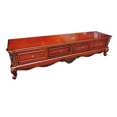 China Classic Wooden Top Grade Living Room Furniture Tv Rack Cabinet With High Gloss Painting for sale