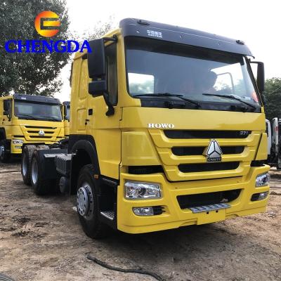 China Howo used truck and trailer LHD tractor trucks trailer truck 6X4 main head 6800x2496x3200 for sale