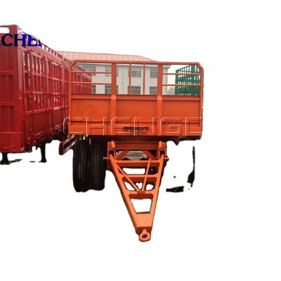 China High quality 3 axle full truck trailer 40ft cargo trailer for sale for sale