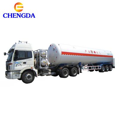 China 45000 Liter LNG Tank Trailer Truck Trailer 3 Axle for sale