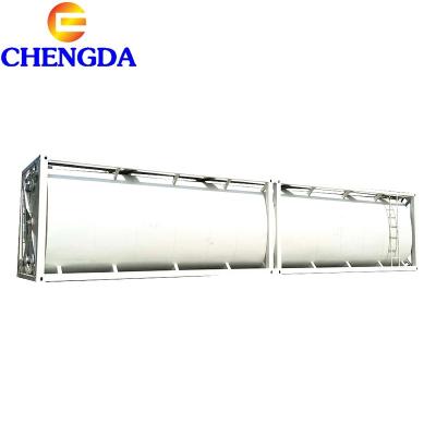 China Factory 20cbm Diesel Tanker ISO Fuel Tanker Container Transport Liquefied Petroleum Gas for sale