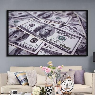 China Wholesale Custom Modern Dollars The Dollar Art Decor Painting Canvas Poster Oil Painting Wall Art For Home Decor for sale