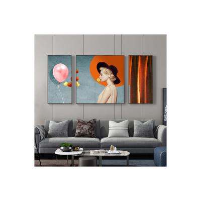 China New Design 3d Diamond Painting Modern Classic/Postmodern Style Living Room Decor Wall Crystal Painting Pictures for sale