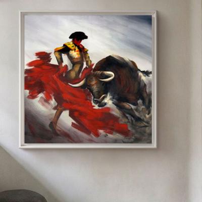 China Hand Painting Home Oil Painting Wall Art Decor Beautiful Knight Wall Canvas Modern Hot Selling Oil Painting Canvas Wall Art for sale