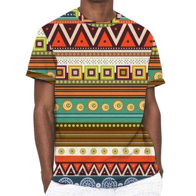 China Men's Clothing Dye Sublimation Panel QUICK DRY T-shirts Polyester Sublimation Single Men's T-shirt for sale