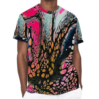 China QUICK DRY sublimated custom mens clothing t-shirts short sleeve t-shirt dye under galaxy tees plus size mens t shirts for sale