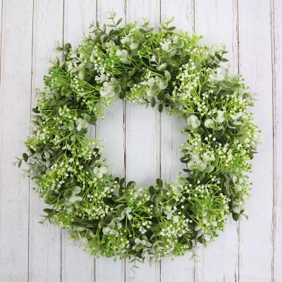 China Newest home decoration hot sale a variety of design simulation Christmas wreath for sale