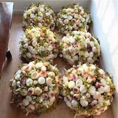 China New Custom High Quality Peony Wedding Flowers Artificial Flower Outdoor Wholesalers Home Decoration for sale