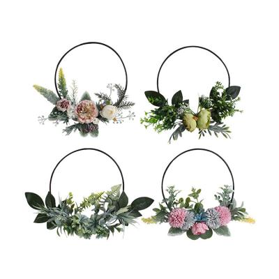 China High quality home decoration hot sale a variety of design simulation Christmas wreath for sale