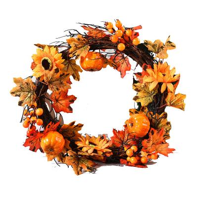 China Top Quality And Good Price Home Decoration Simulation Of Saint Decorate Christmas Wreath for sale