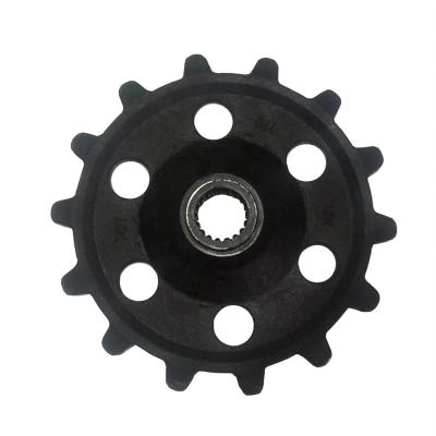 China Landing Gear Parts Mini Excavator YC13 Pinion Gear 14 Spline Spline 21teeth Spline Drive Ring Landing Gear Parts for sale