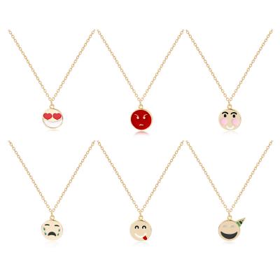 China Dylam Jewelry kolye Collares Para Mujeres Cute Allah Necklaces 14K Gold Pendant Plated Brass Women Set Simple Necklace Chain for sale