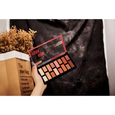 China Cosmetics Nude Eyeshadow Palette 16 Colors High Quality Large Reputation Waterproof Solid Makeup for sale