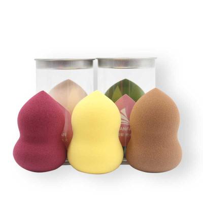 China Customized Washable Expandable Shape Manufacturer China PU Makeup Sponge Hydrophilic Puff for Foundation bb cream sunscreen for sale