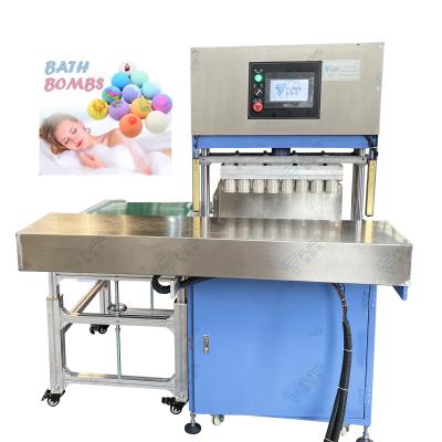 China Full Automatic Factory Bath Bomb Presser Machine With 4 Mold Station for sale