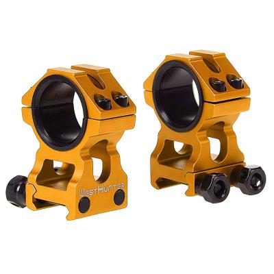 China High Quality Gold Scope Mounts 1 Inch/30mm Double Rings High Profile 20mm Mounts Frame Hunting Accessories 5095C for sale