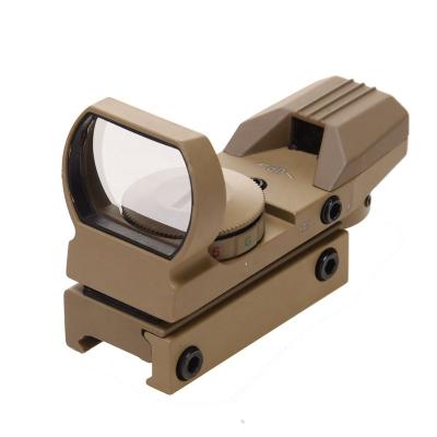 China Hunting Scope Holographic Red Green Dot Sight Reflex Optics 4 Reticle Tactical Accessories 20mm Red Dot Scope for sale