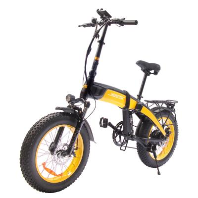 China US warehouse 20inch aluminum alloy folding e-bike 14Ah lithium battery electric bicycle 1000W folding fat tire electric bike for sale