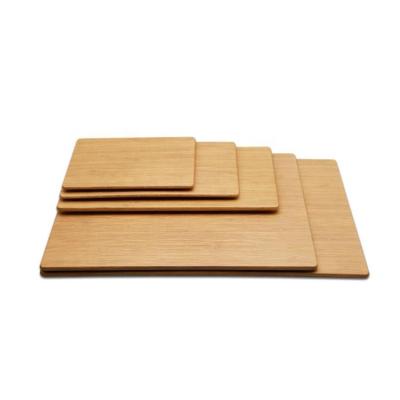 China Printing Grain Series Food Grade Kitchen Tableware Melamine Tray Sustainable Bamboo Wooden Cutting Board for sale