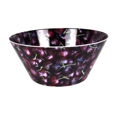 China Sustainable Custom Printing Plastic Ware Colored Melamine Bowl for sale