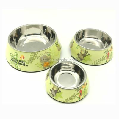 China Cheap Printed Fashion Viable Wholesales Customize Melamine Dog Bowl XMNFLY for sale